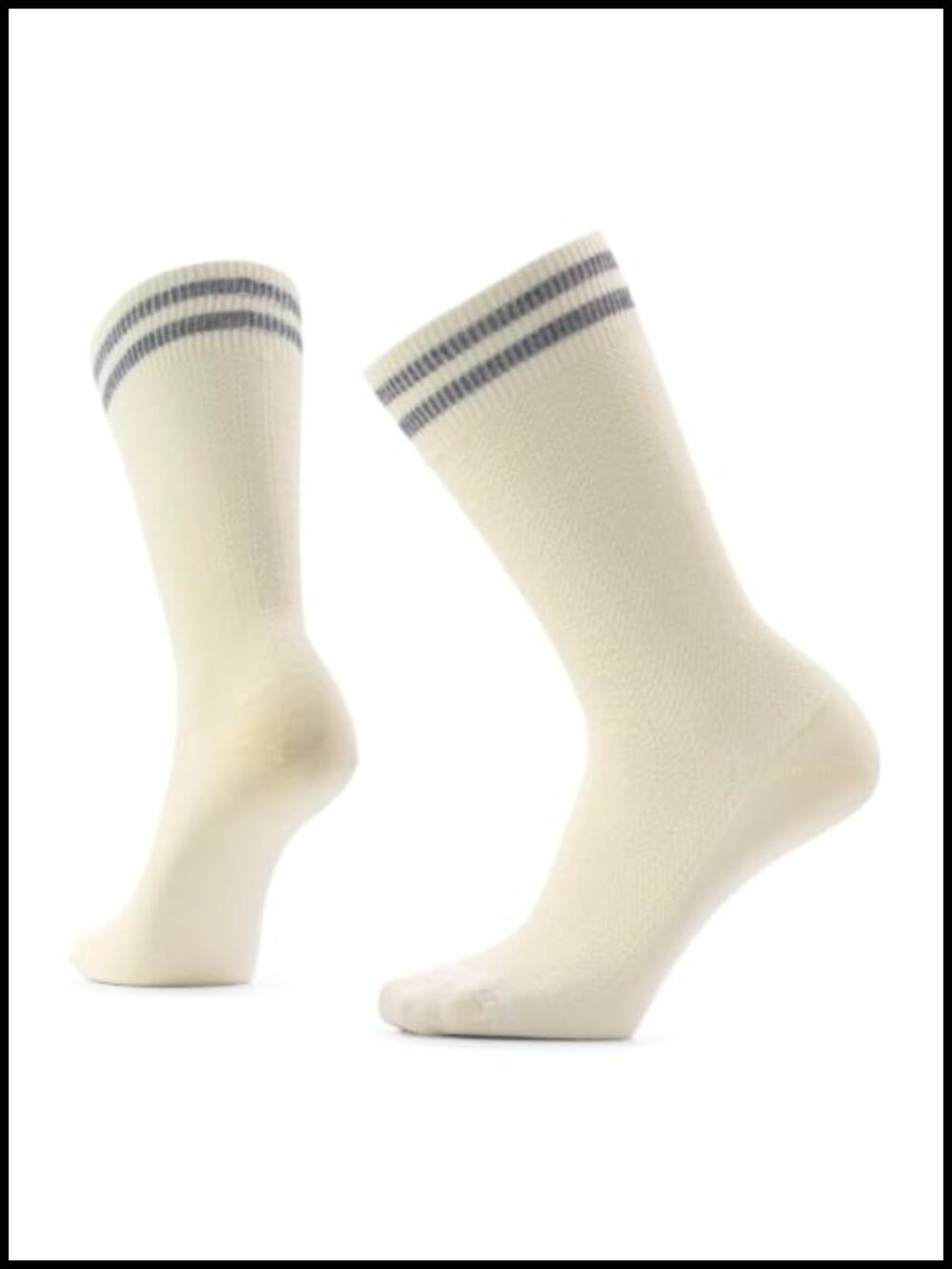 Merino Wool Tall Crew Socks Zero Cushion Seamless Arch Support